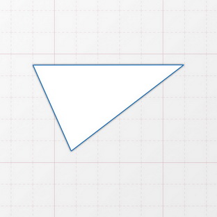 Dreieck - 70 x 40 mm