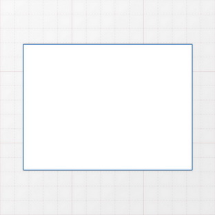 Rechteckform mit spitzen Ecken - 118 x 88 mm