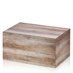 Präsentkarton 6er - Strukturgeprägt - Wood