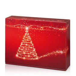 Präsentkarton 3er - Christmas Tree - für 3 Flaschen bis ca. 360 mm