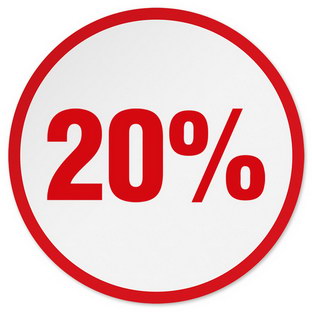 Etikett 20% - Rot