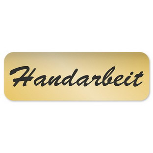 HANDARBEIT - 30 x 10 mm