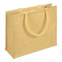 TRAGETASCHE JUTE M - 400 + 160 × 340 mm