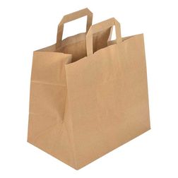PAPIER-TRAGETASCHEN Standard braun [C] - 260 + 170 × 250 mm