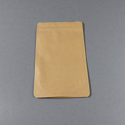 Standbodenbeutel Kraftpapier - 85×140+50 mm, Aluminiumfrei