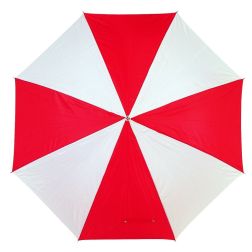 Rainy & Walker - Golfschirm - rot, weiß