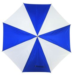 Rainy & Walker - Golfschirm - blau, weiß