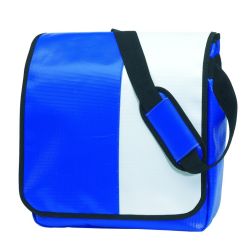 Action - Umschlagtasche - blau, weiß