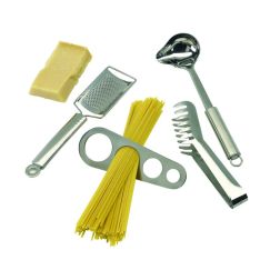 Al Dente - Spaghetti-Set - silber