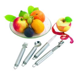 Fruit - Obstmesserset - silber