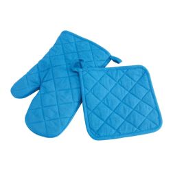 Secure - Topfhandschuh-Set - blau