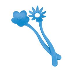Flower - Salatbesteck - blau