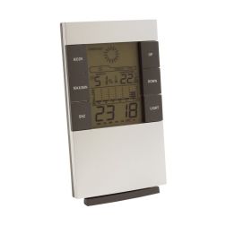 Sunny Times - Wetterstation - silber, grau