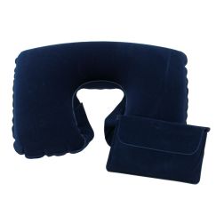 Comfortable - Aufblasbare Nackenstütze - blau