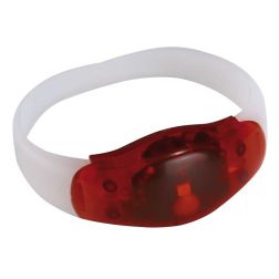 Festival - Leuchtarmband - rot, transparent