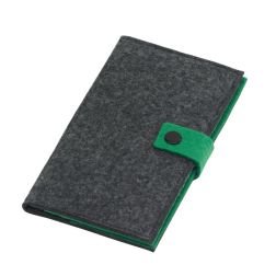 Edition - Filz-Visitenkarten-Portfolio - grün, grau
