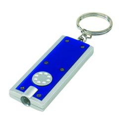 Look - Superflacher LED-Schlüsselanhänger - blau