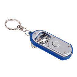 Open Light - Schlüsselanhänger - silber, blau