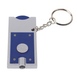 Shopping - LED-Schlüsselanhänger - silber, blau