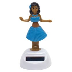 Hula - Solar-Wackelfigur - blau