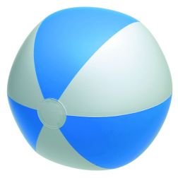 Atlantic - Aufblasbarer Strandball - blau, weiß