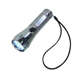 Silver light - LED-Taschenlampe - grau