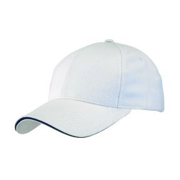 Liberty - 6-Panel-Sandwich-Cap - weiß