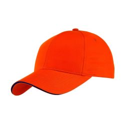 Liberty - 6-Panel-Sandwich-Cap - orange