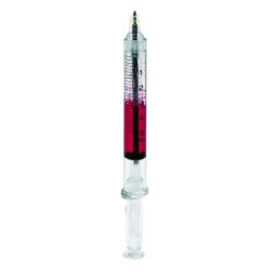Injection - Transparenter Kugelschreiber - rot