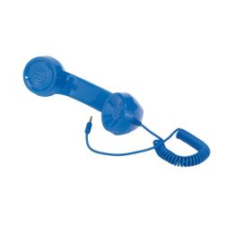 Call me - Retro-Telefonhörer - blau