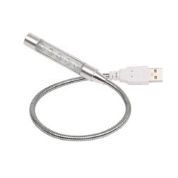 Flexi - USB-Leselampe - silber
